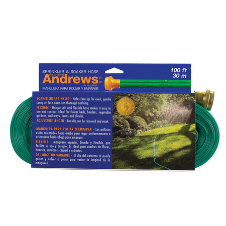 AM ANDREWS Hose Sprinkler 100' 10-12349